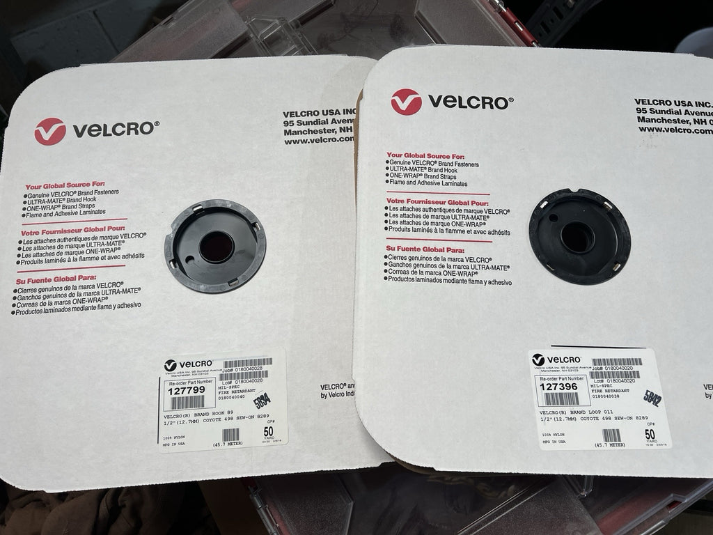 Velcro® Brand 1/2" COYOTE TAN 498 HOOK & LOOP SEW-ON-TYPE 50 YRDS On EACH ROLL