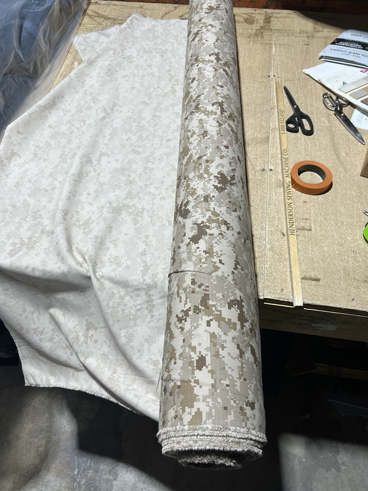 AOR1 Desert Digital Military Camo NYCO RIPSTOP Fabric 65” MADE IN THE USA