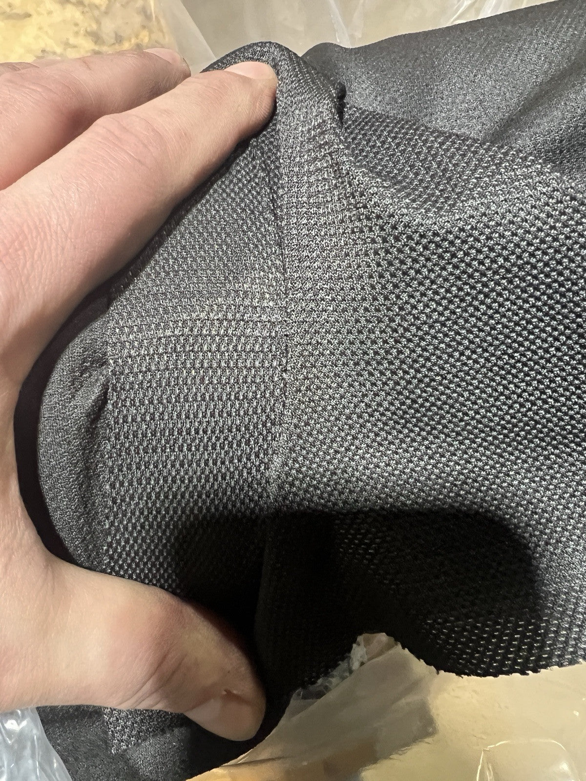 Black Sport Mesh Clothing Pocket Netting by Yard, 60” Wide MADE IN THE USA R7024