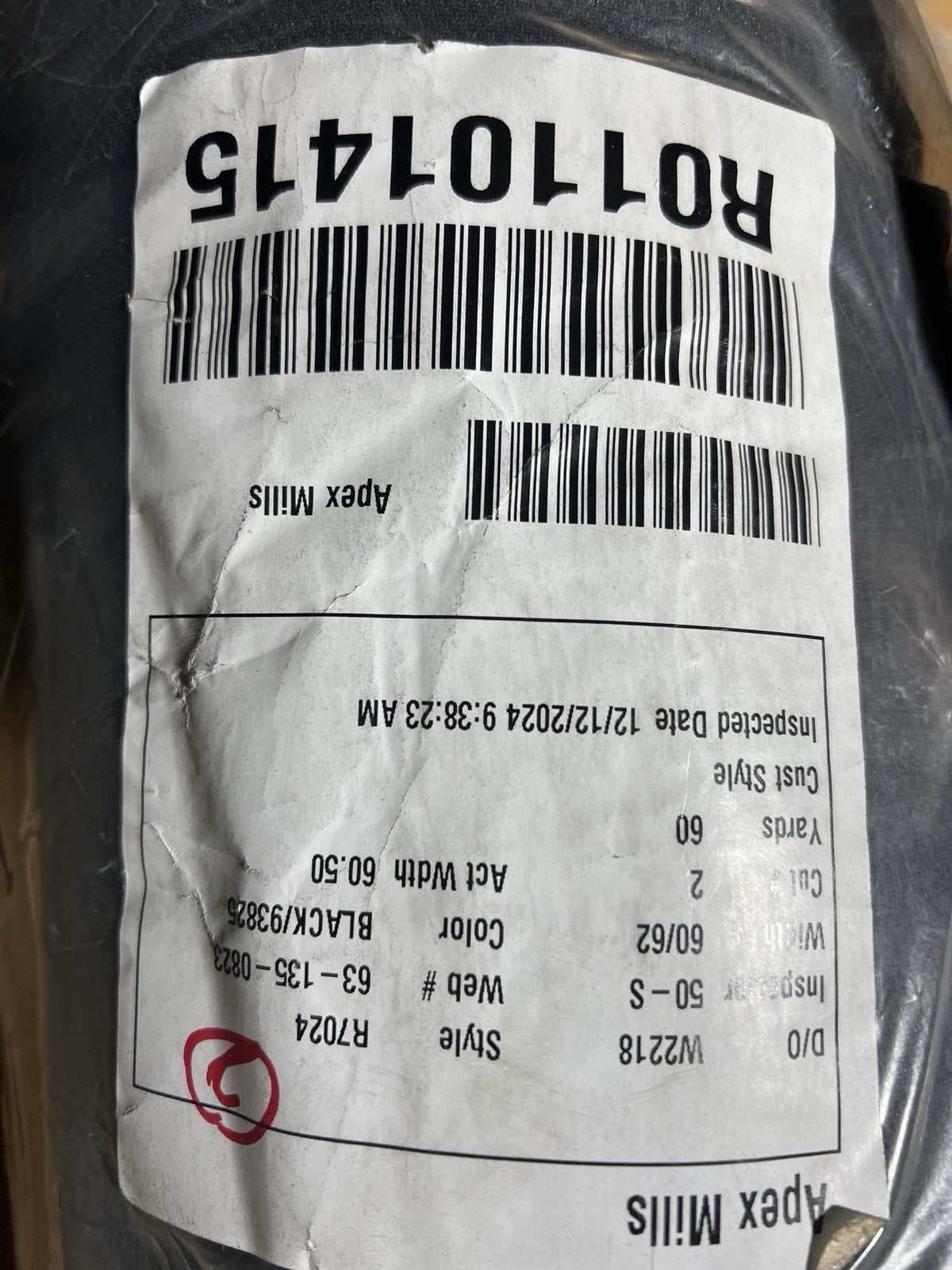 Black Sport Mesh Clothing Pocket Netting by Yard, 60” Wide MADE IN THE USA R7024