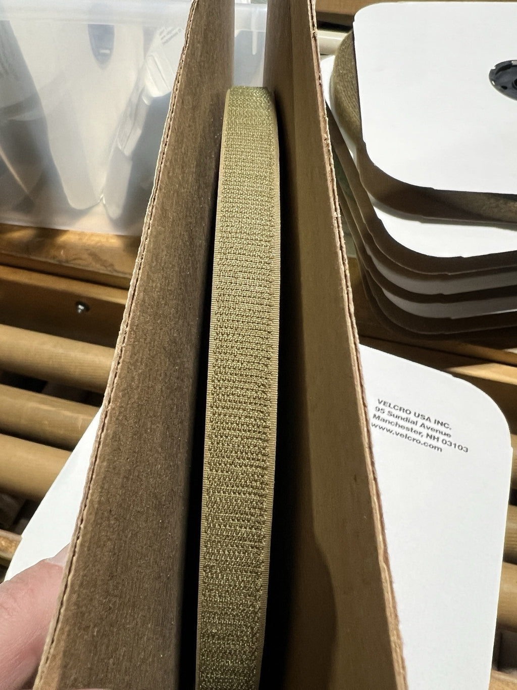 Velcro® Brand 3/4” COYOTE TAN 498 HOOK & LOOP SEW-ON-TYPE 50 YRDS On EACH ROLL