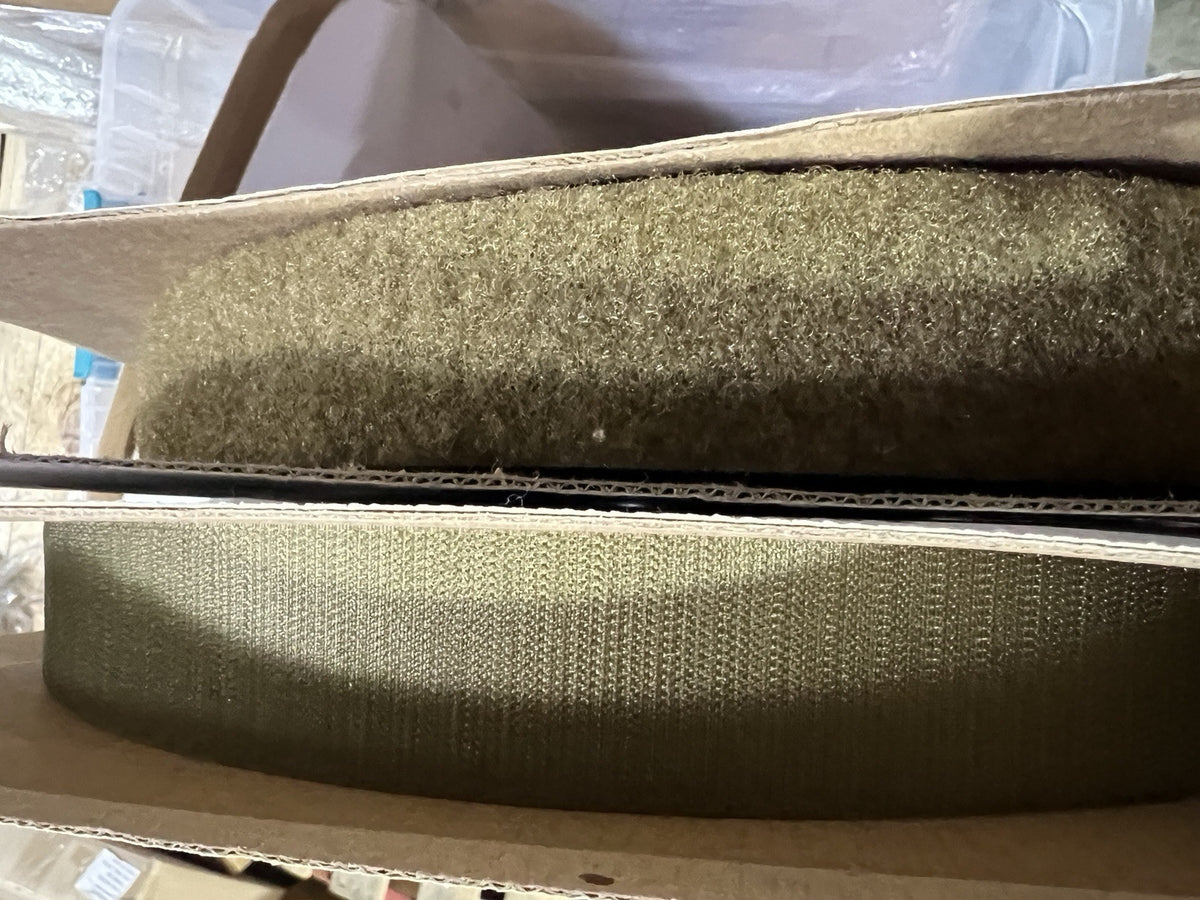 2" VELCRO® Brand MIL-SPEC Coyote 498 Hook and Loop - SEW-ON TYPE - 2-YARDS