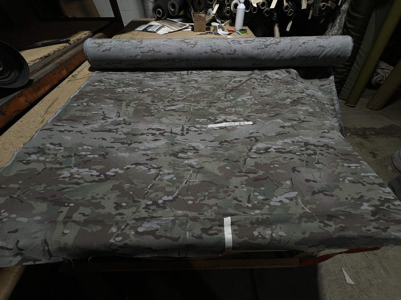 Multicam Night Camo NYCO Ripstop Fabric – 65” Wide, Military Spec Durable