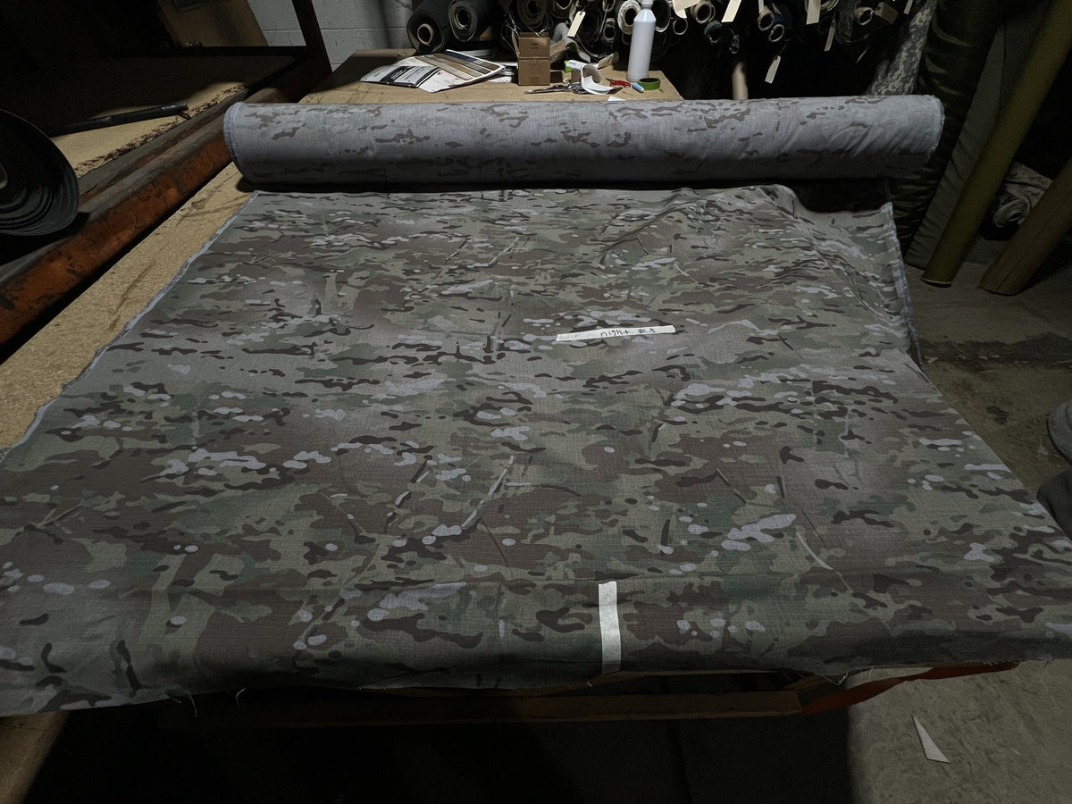 Multicam Night Camo NYCO Ripstop Fabric – 65” Wide, Military Spec Durable