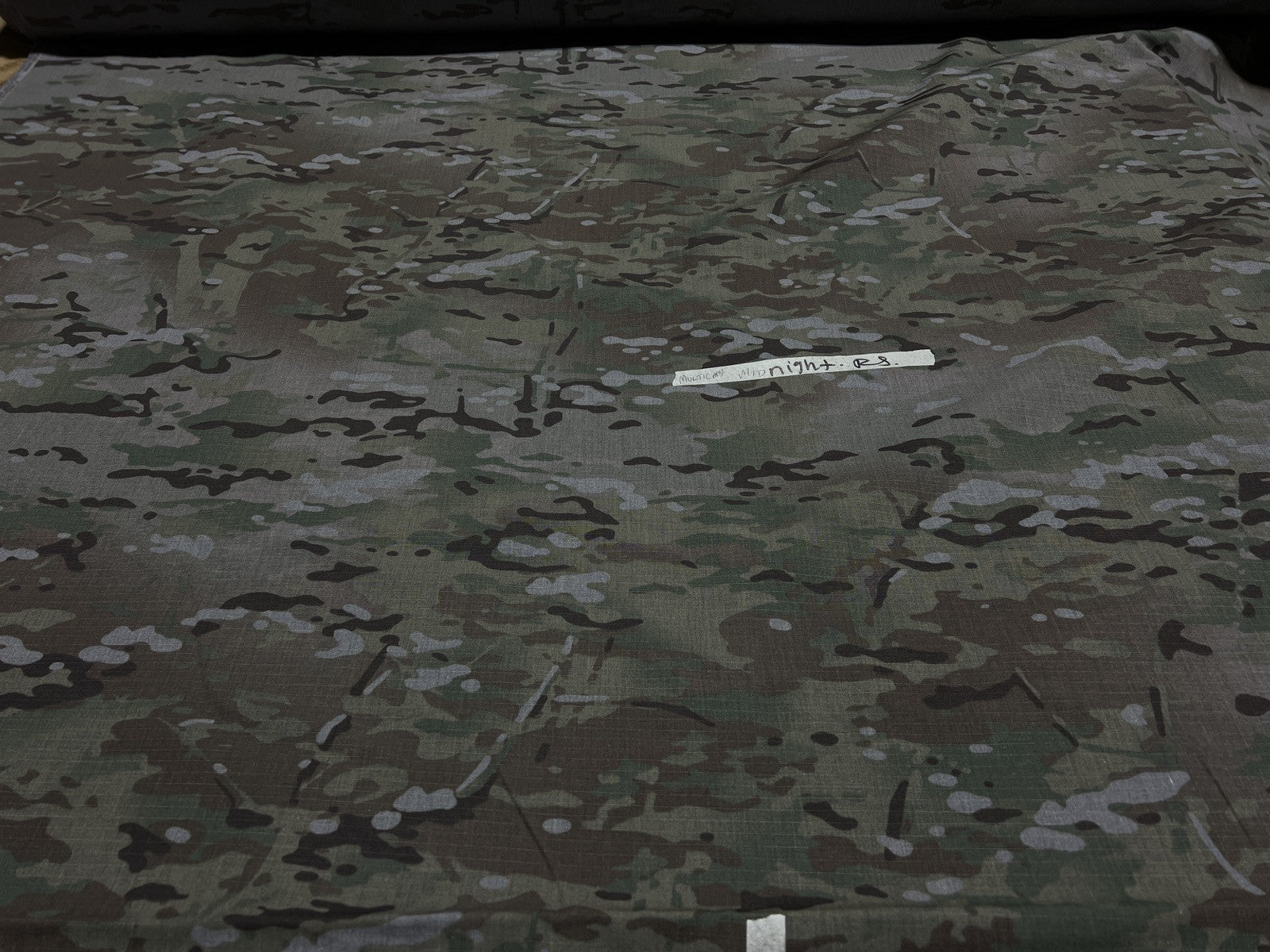 Multicam Night Camo NYCO Ripstop Fabric – 65” Wide, Military Spec Durable