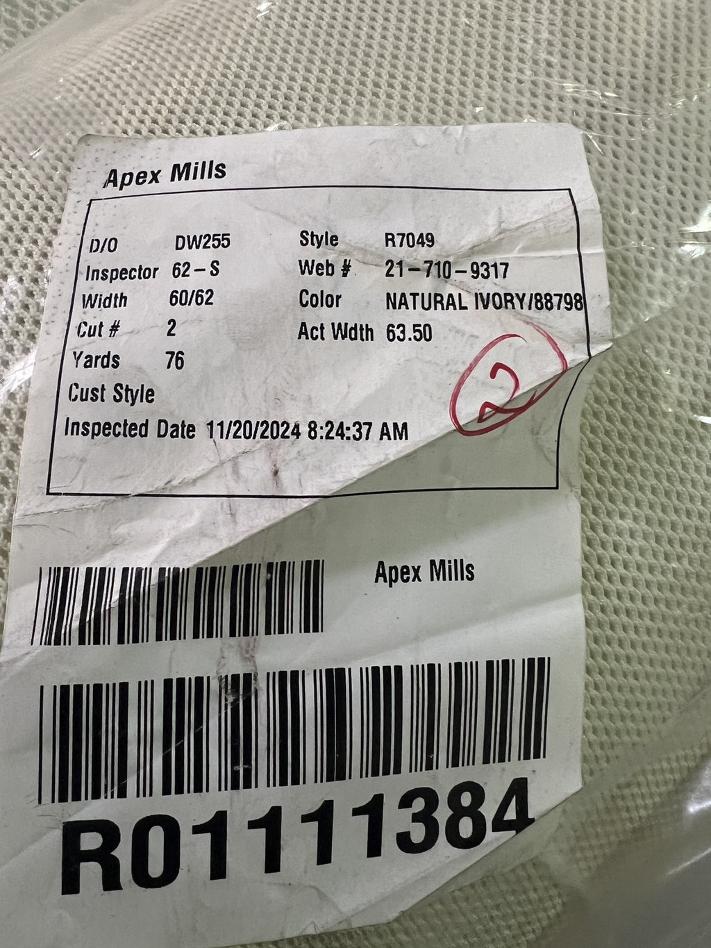 Cream White Military Molle Mesh Netting in MIL-C- 8061 MADE IN THE USA