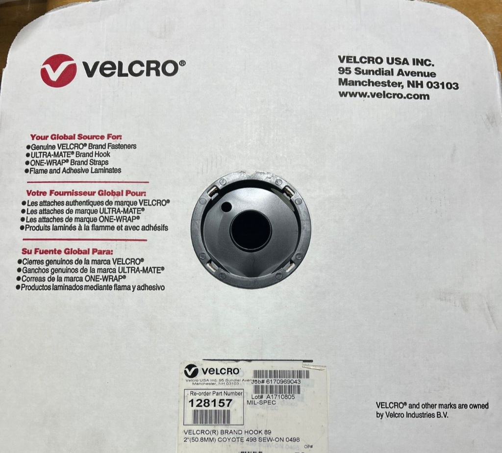 VELCRO® BRAND Hook & Loop Set- Sold in 2 YARD lot SEW-ON