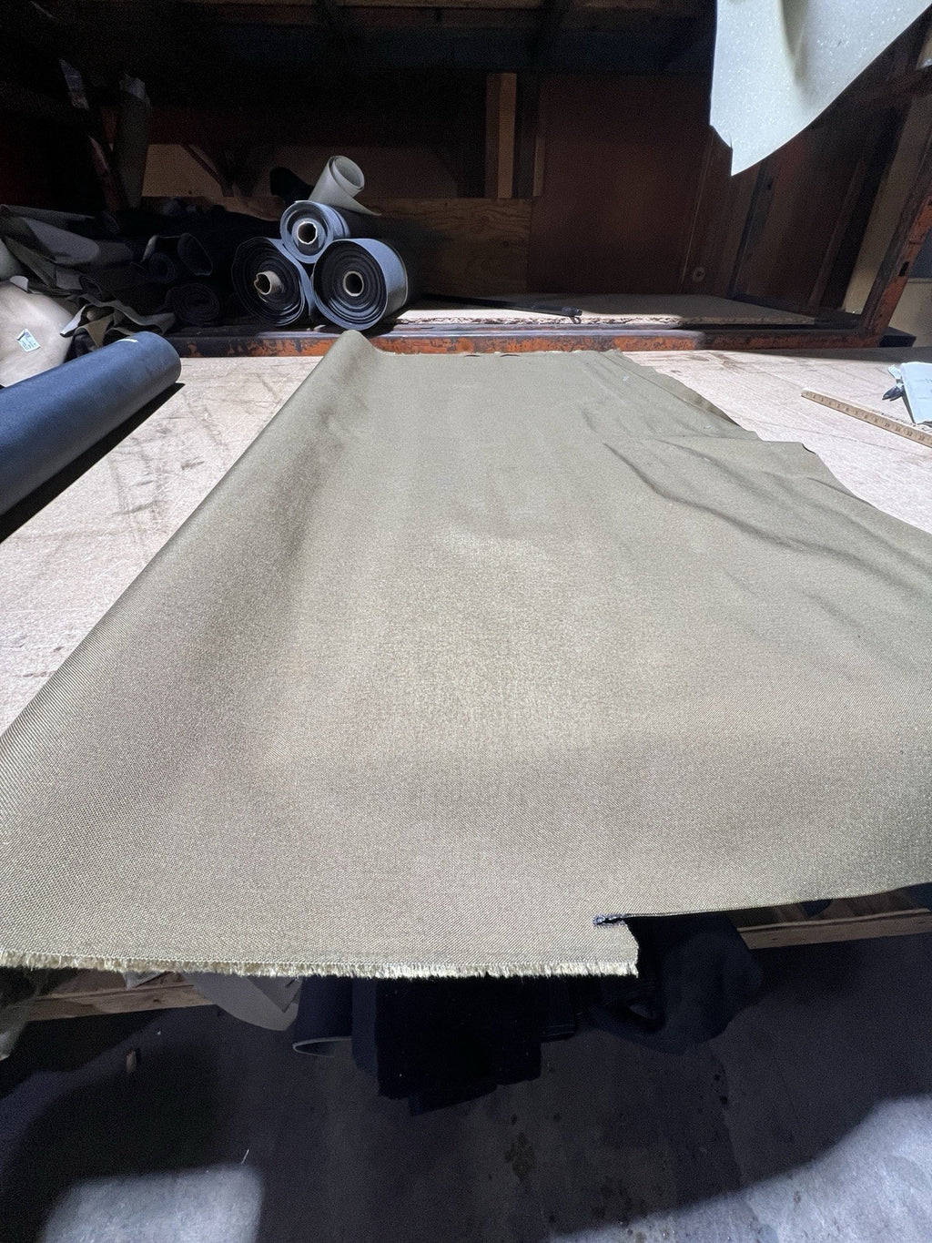 Tan 200D Waterproof Coated  60" Nylon Fabric Midweight