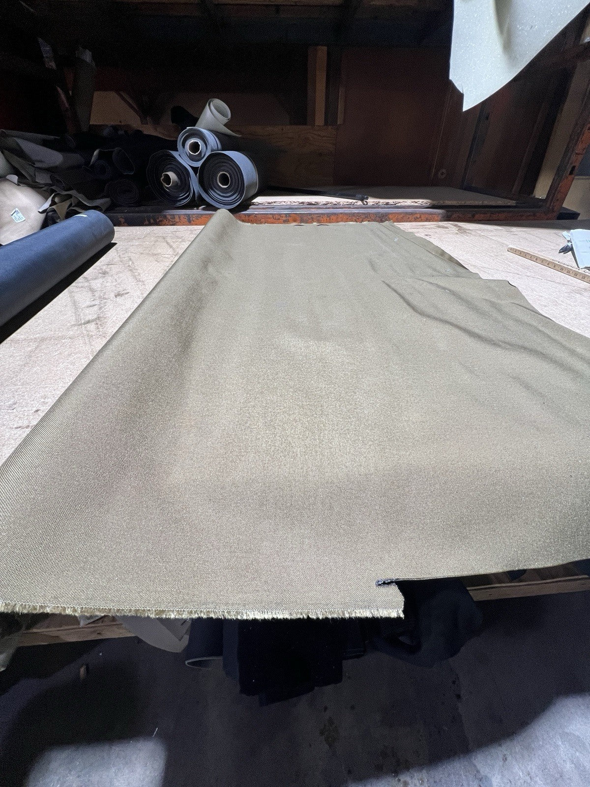 Tan 200D Waterproof Coated  60" Nylon Fabric Midweight