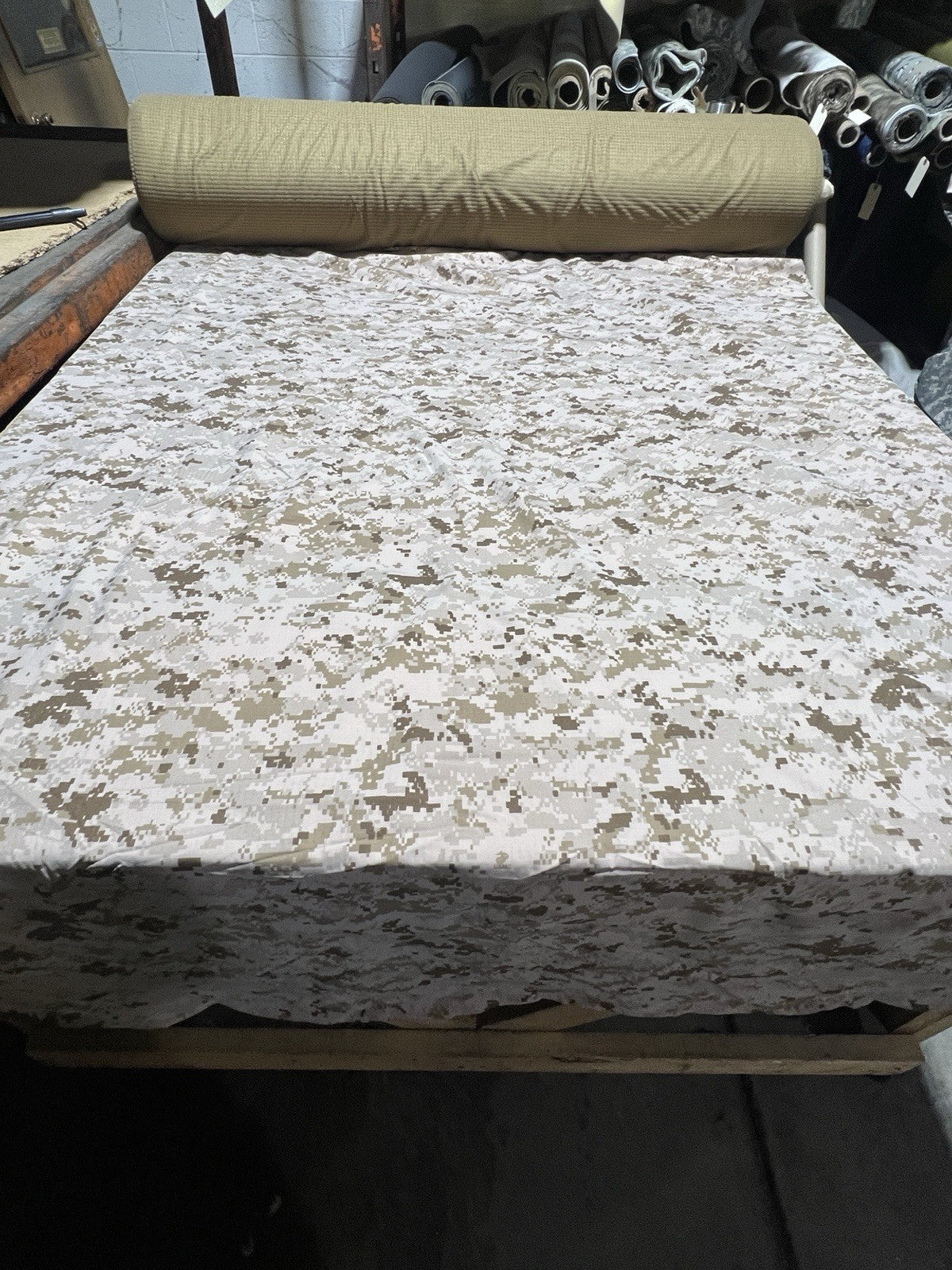 DESERT MARPAT GRID FLEECE GORTEX NYLON DWR MILITARY WATER REPELLENT FABRIC 62"W