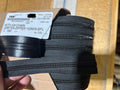 BLACK URETEK YKK Zipper coil chain 8CT4 5/8 Chain,  110 Yards Water Repellent.