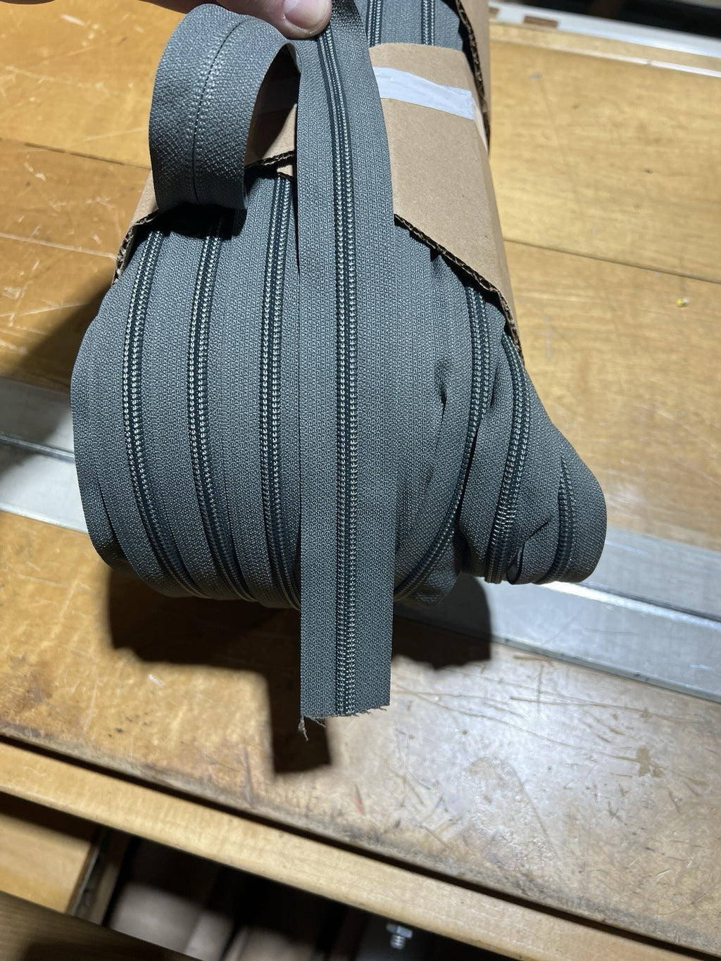 Foliage Green YKK Zipper coil chain 5CNF 5/8 inch,  218 Yards