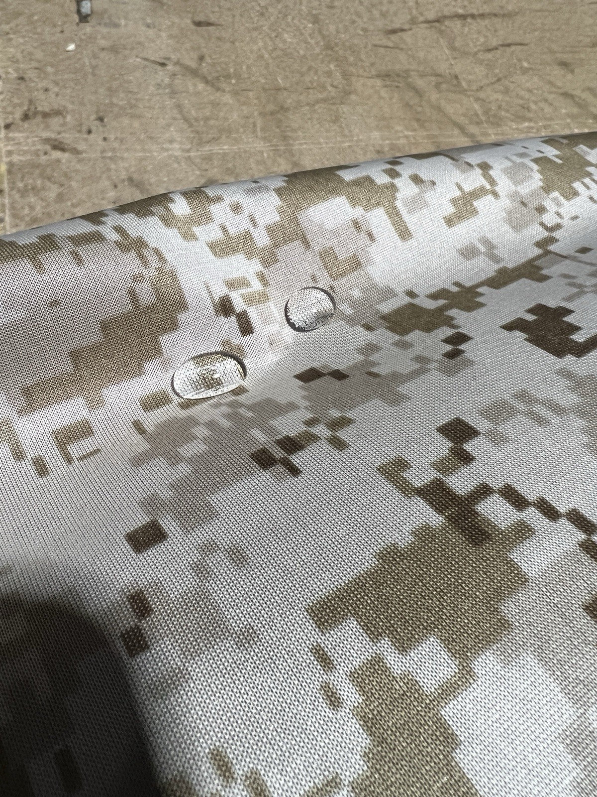 MARPAT DESERT GORTEX NYLON DWR MILITARY WATER REPELLENT FABRIC BTY 62"W