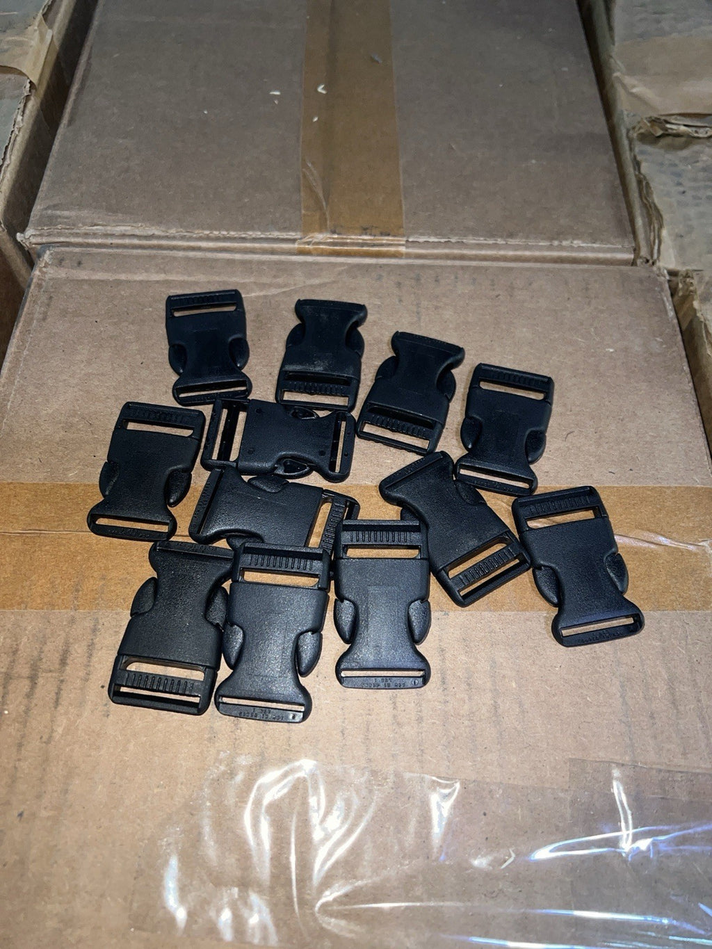 25-Pack 1" Inch Plastic Side Release Buckle for Webbing- MilSpec MADE IN THE USA