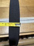 1.5in Wide Military Grade HD Elastic By-The-Yard - Black