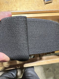3in Wide Military Grade HD BLACK Elastic SOLD BY THE YARD