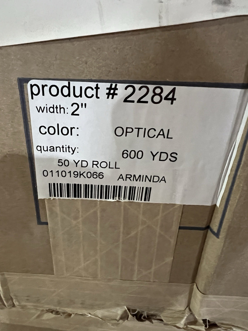2in- White HD Elastic Mil-Spec Trim 50yd Roll