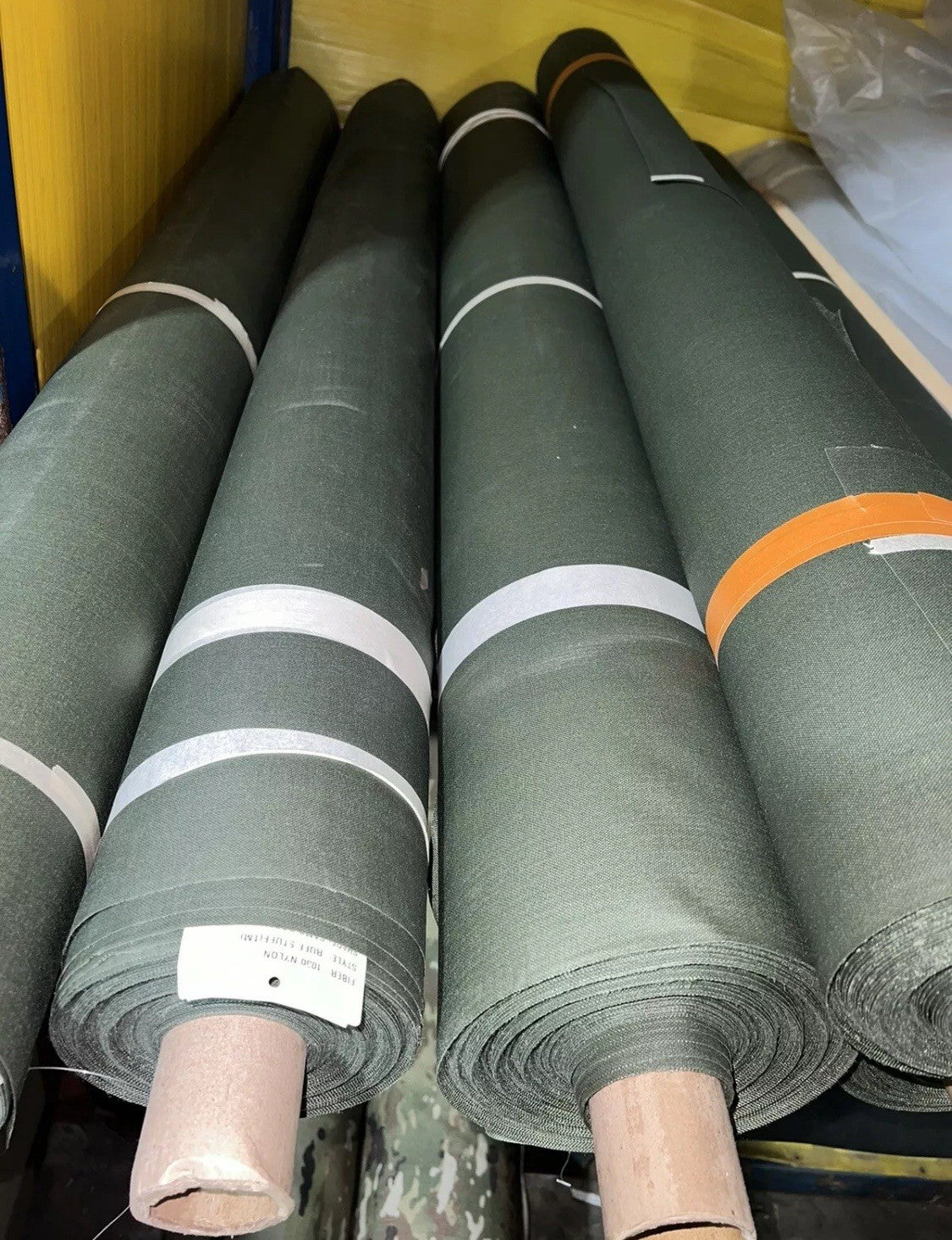 1- 30 Yard Roll Of OD Green Ruff Stuff 1000D Waterproof Coated Outdoor 60"W