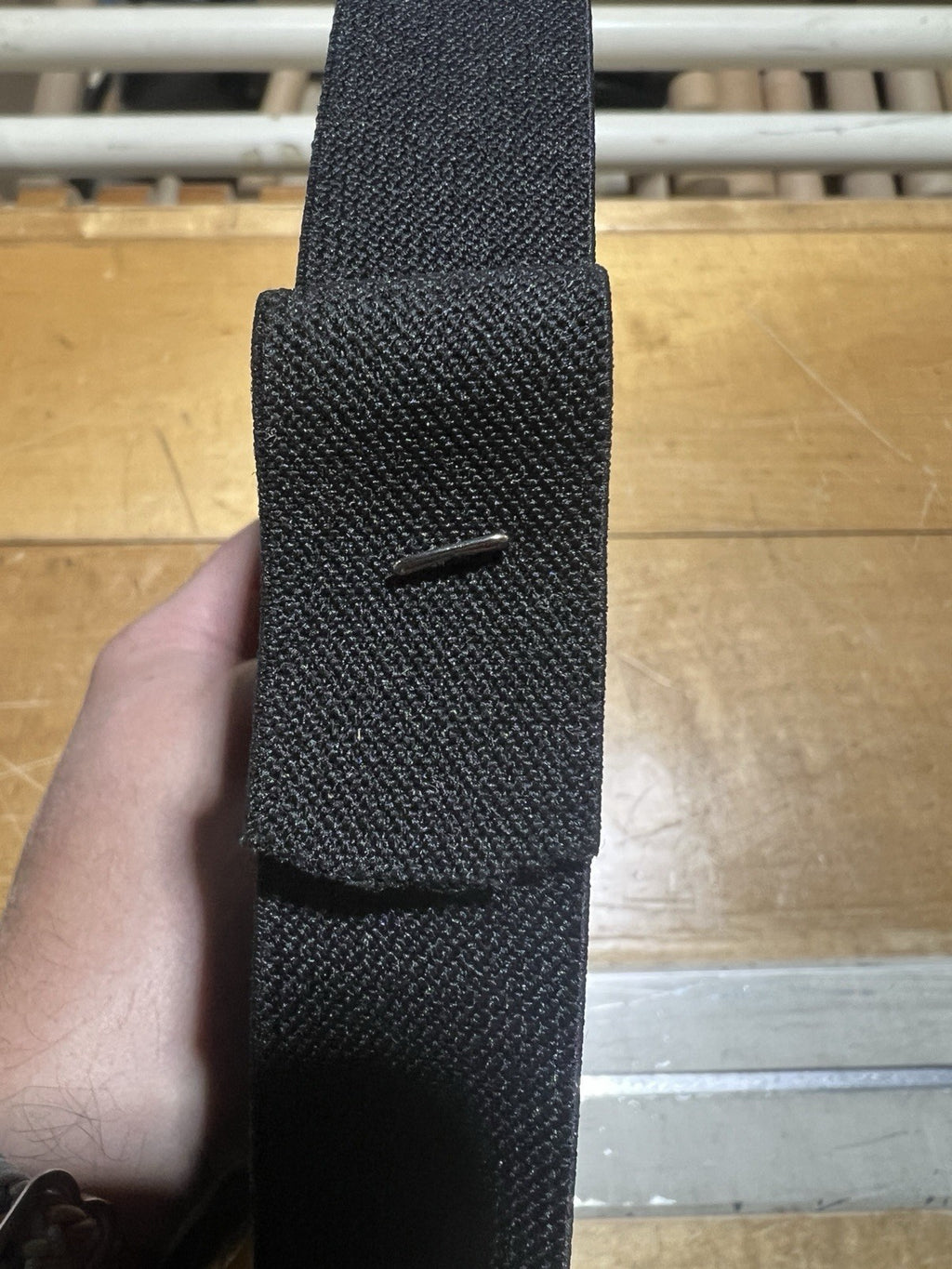 Knit Elastic Band 1 Inch Black Waistband Trim 50yds