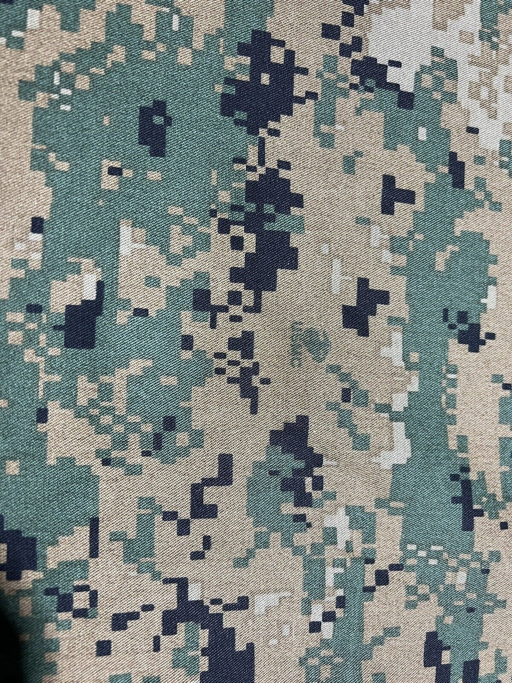 Woodland Digital Twill Camo Fabric 60” Wide 80yds