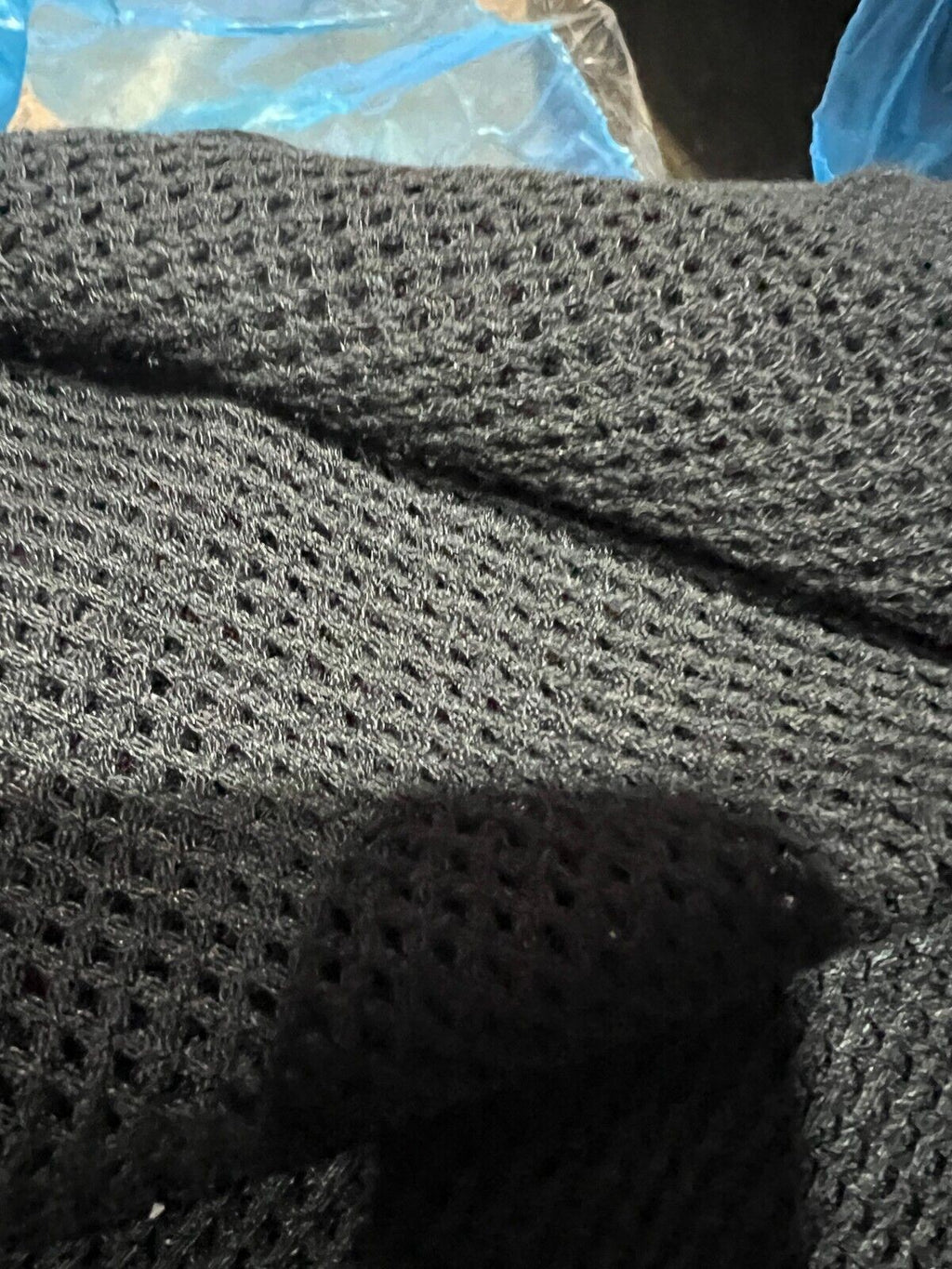 Black Sport Mesh Netting In 10 Yard Cuts Mesh Pattern, 60" Wide MADE IN THE USA