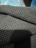 Black Sport Mesh Netting In 10 Yard Cuts Mesh Pattern, 60" Wide MADE IN THE USA