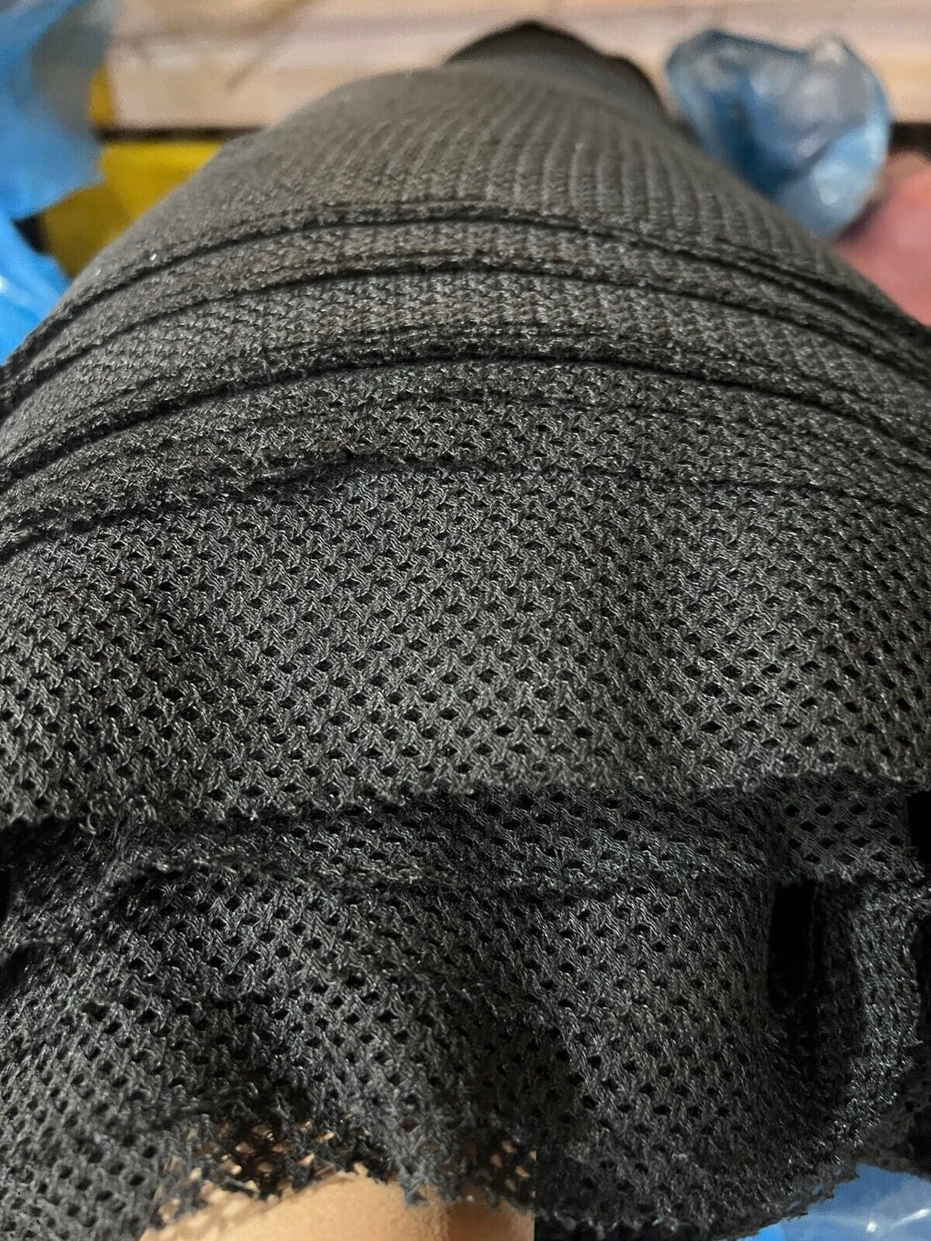 Black Sport Mesh Netting In 10 Yard Cuts Mesh Pattern, 60" Wide MADE IN THE USA