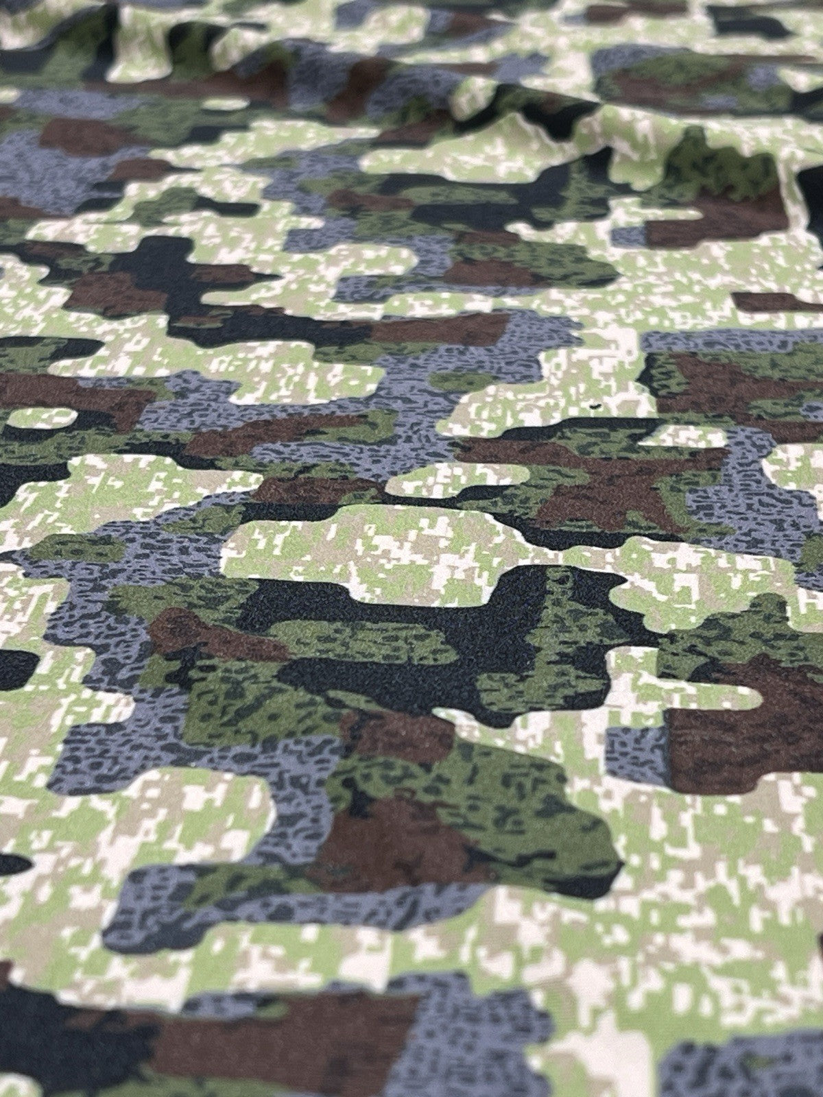 Forloh Deep Cover Camo Camouflage Taffeta Spandex Camo Polyester Fabric 60”