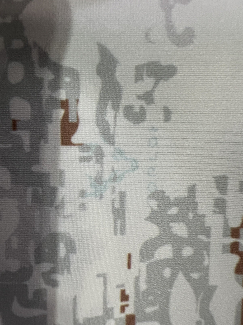 Forloh Snow Fall Camouflage Taffeta Spandex Camo Polyester Fabric 60” 10-Yrd Cut