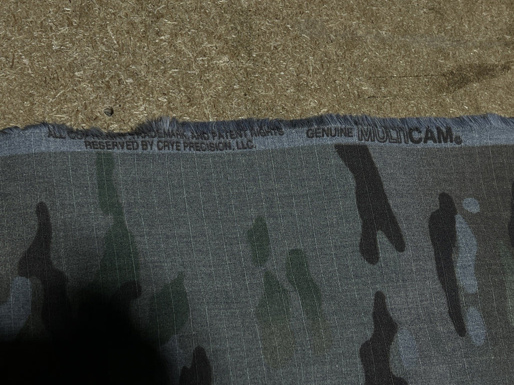 Multicam Night Camo NYCO Ripstop Fabric – 65” Wide, Military Spec 10 Yard Cut