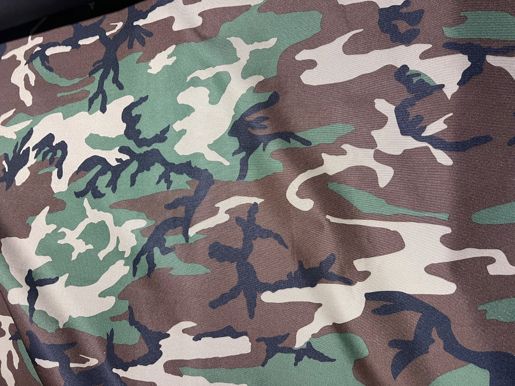 1.5 yard Cut of Woodland 1000D Nylon Cordura  CAMOUFLAGE FABRIC MILITARY 62”