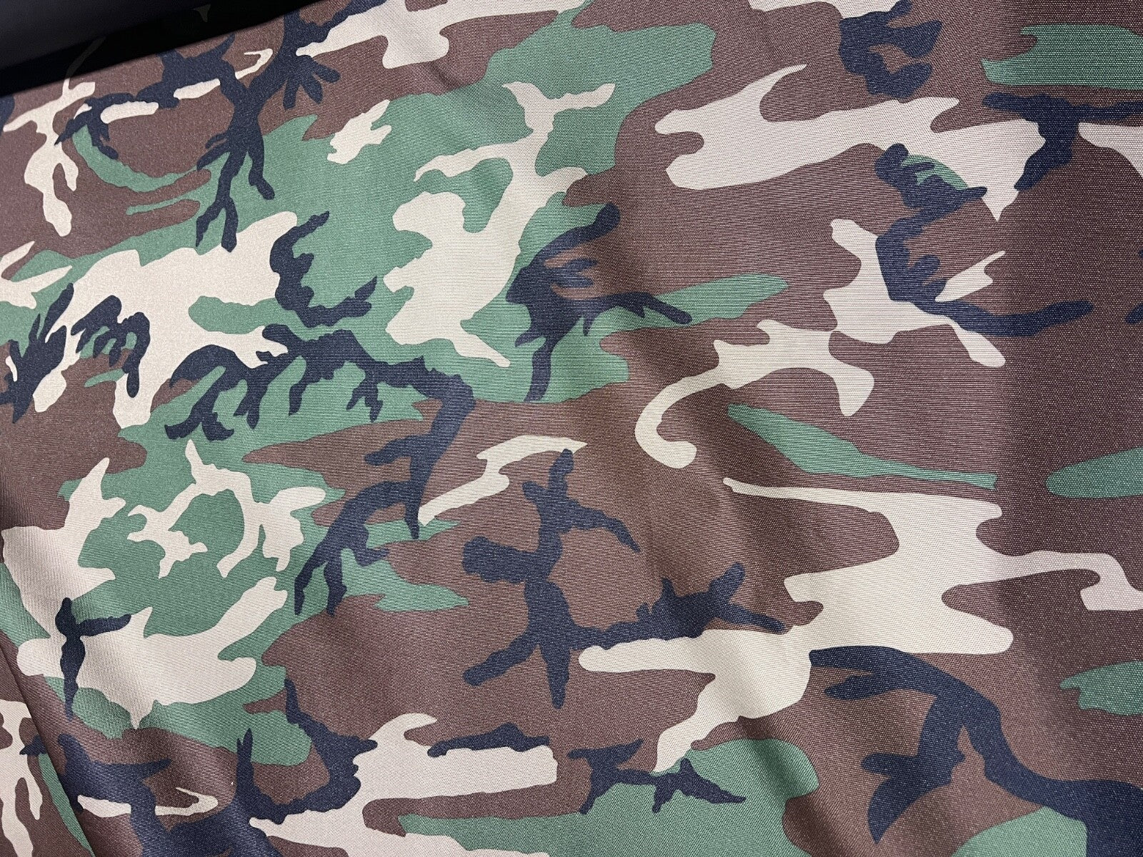 1.5 yard Cut of Woodland 1000D Nylon Cordura  CAMOUFLAGE FABRIC MILITARY 62”