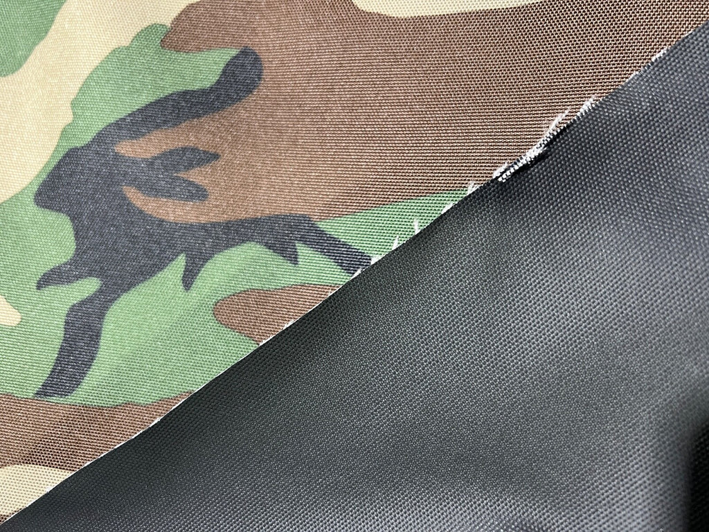 1.5 yard Cut of Woodland 1000D Nylon Cordura  CAMOUFLAGE FABRIC MILITARY 62”
