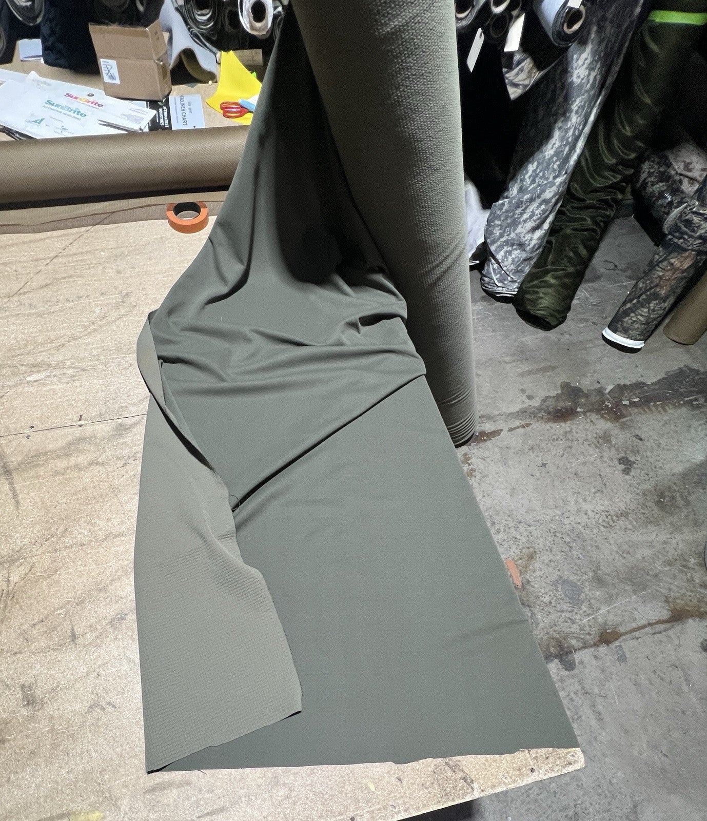 Polartec PowerAir Polar Fleece OD GREEN Black Steel Grey 10-10-10