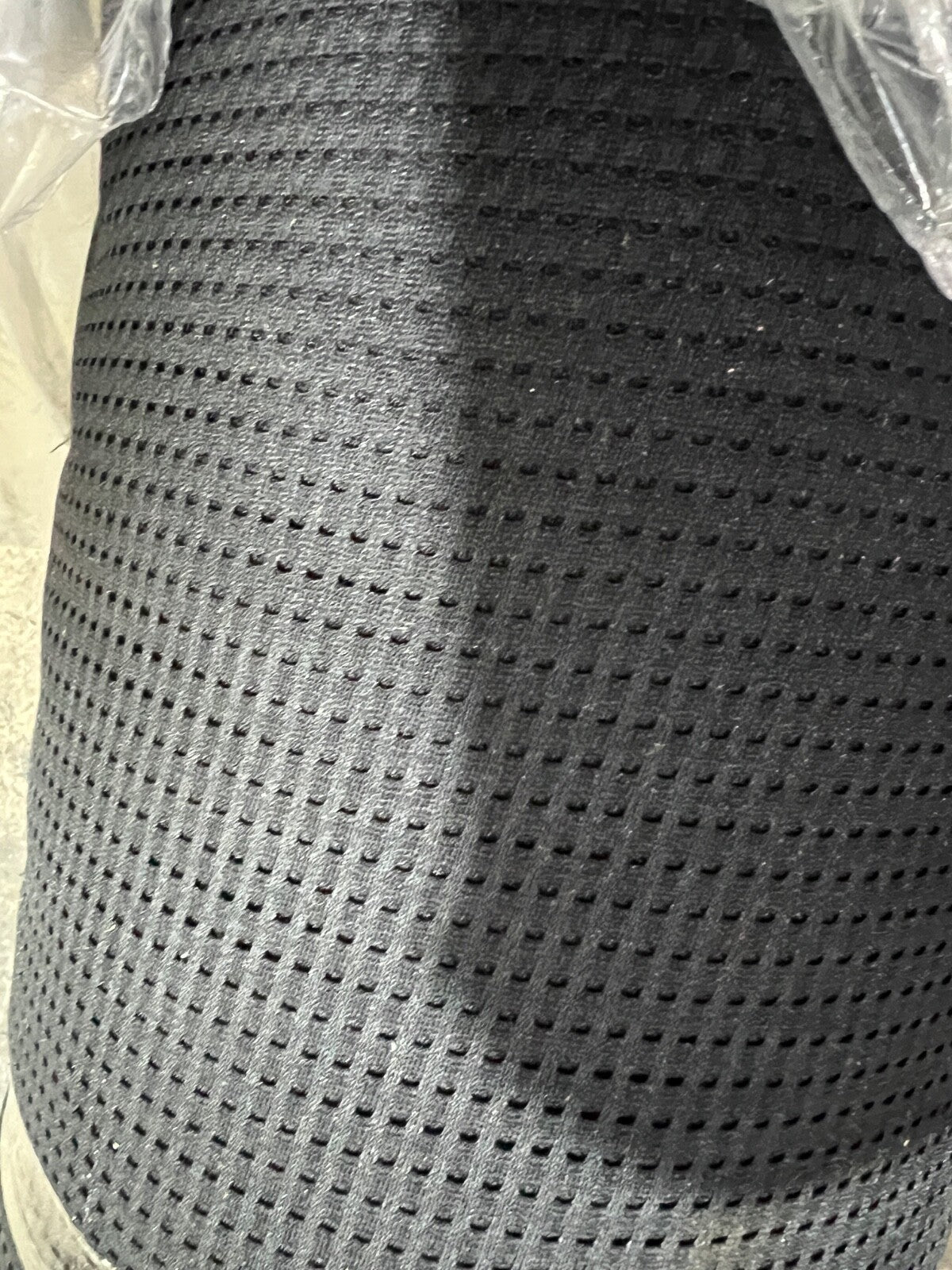 Black Sport Mesh Clothing Pocket Netting 62” Wide MADE IN THE USA, 10 Yard Cut