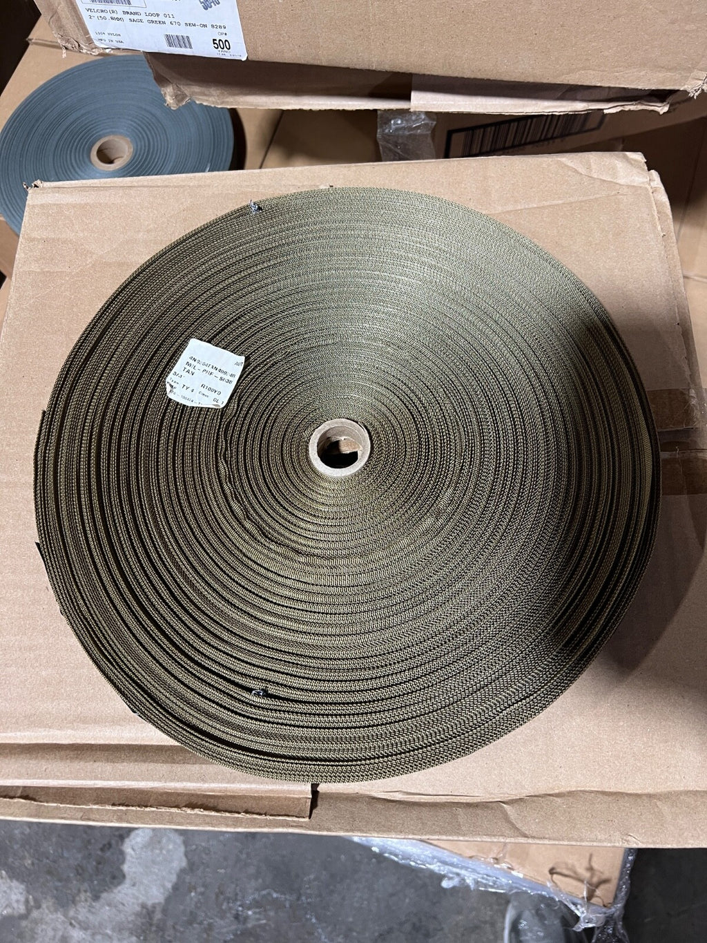 3/4” Tan 499 MIL-SPEC Webbing – Type IV, Class 1 – 100 Yard Roll – MIL-PRF-5038