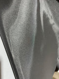 Charcoal Gray Glitter Shine Vinyl Fabric by The Yard DIY Upholster