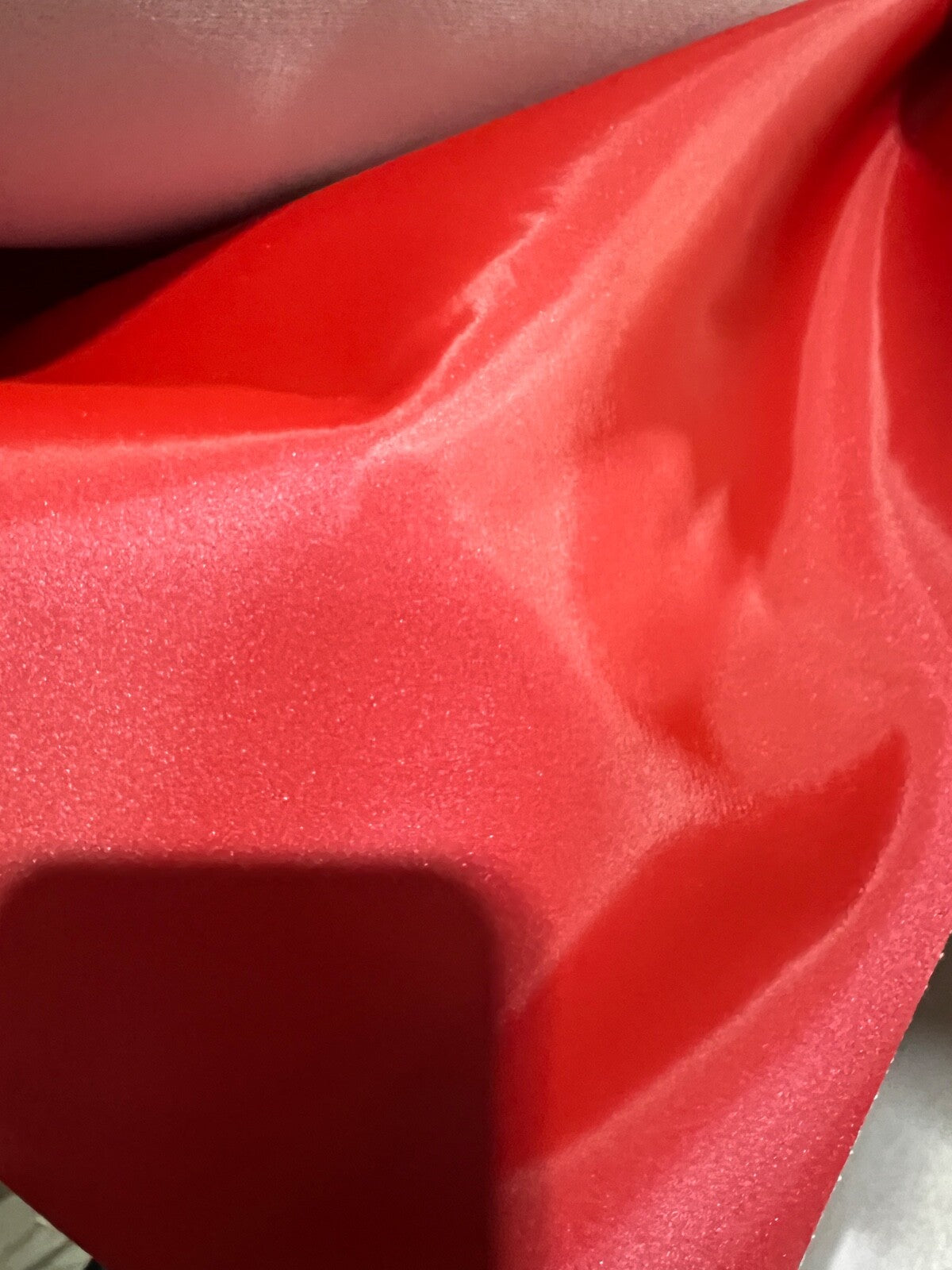 Red Glitter Shine Vinyl Fabric by The Yard DIY Upholster