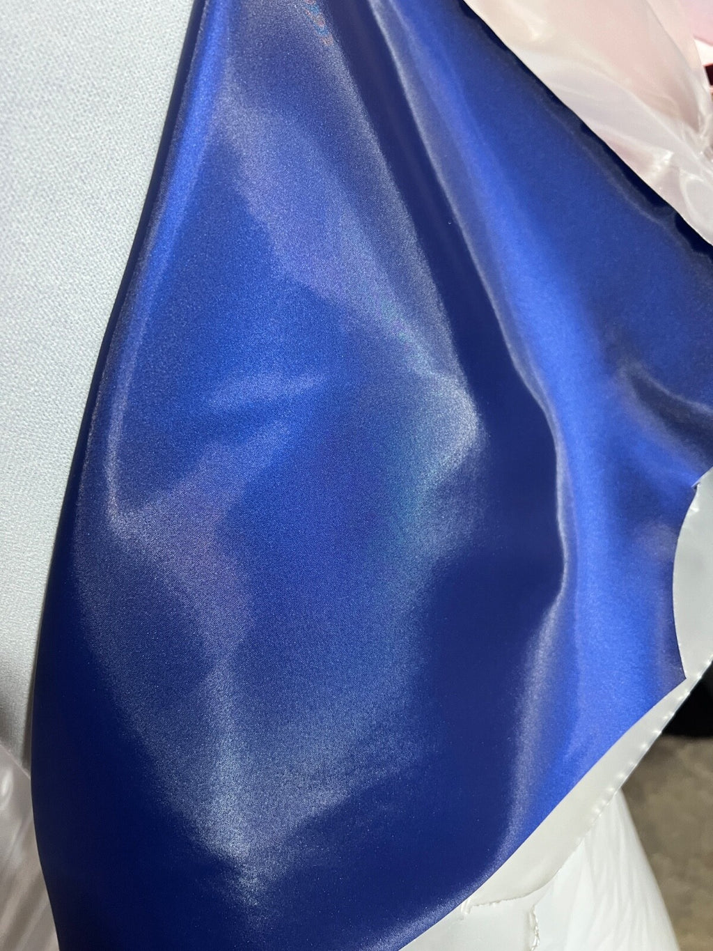 Midnight Blue Glitter Shine Vinyl Fabric by The Yard DIY Upholster
