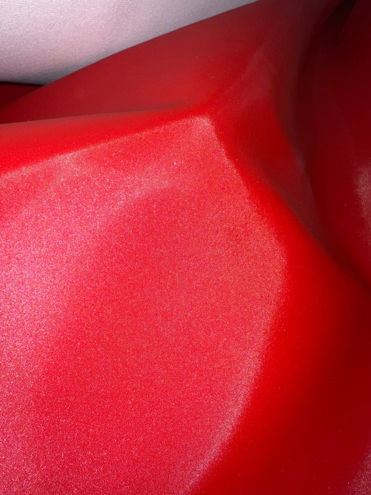 Red Glitter Shine Vinyl Fabric by The Yard DIY Upholster