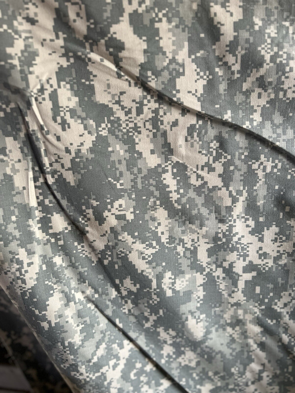 ACU Digital Camo Poly Cotton Camouflage Ripstop Fabric 60” 50-yard roll