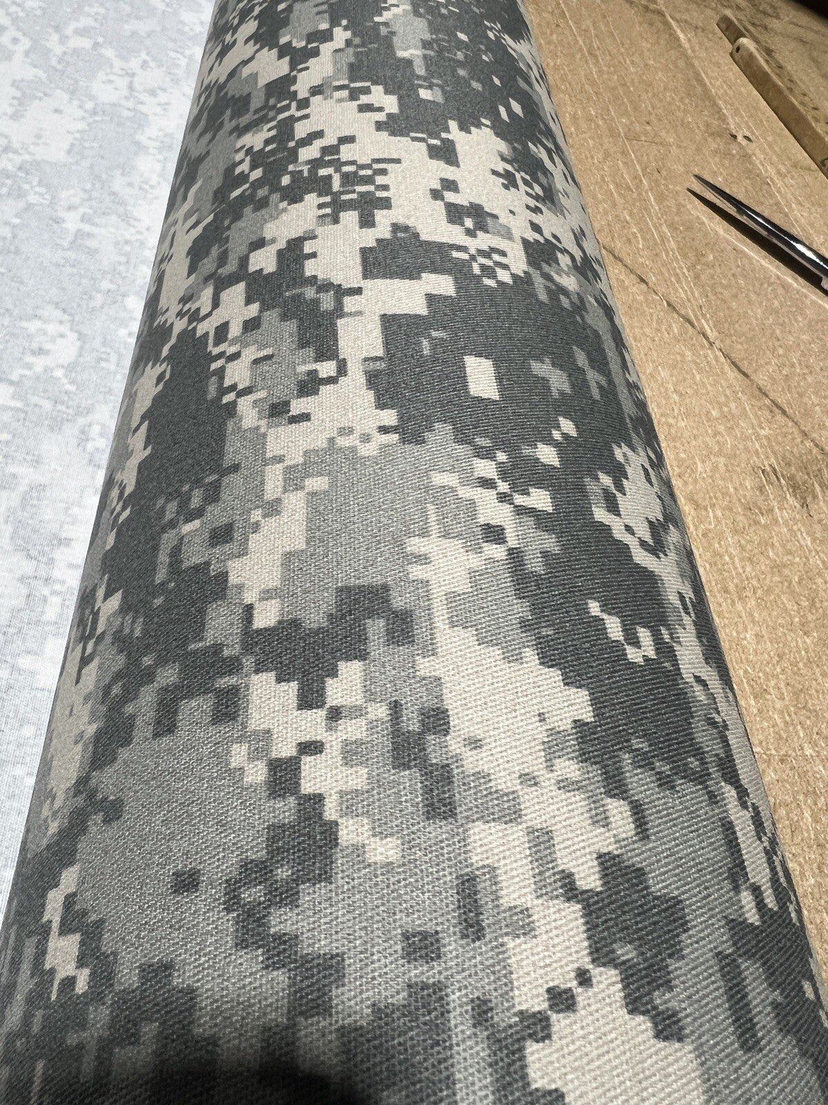 ACU Digital Camo Poly Cotton Camouflage Twill Fabric 60” 50 YARD ROLL