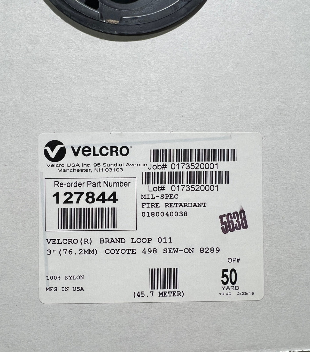 3in Velcro® Brand MIL-SPEC SEW-ON TYPE Loop Perfect For All Sewing Needs BTY