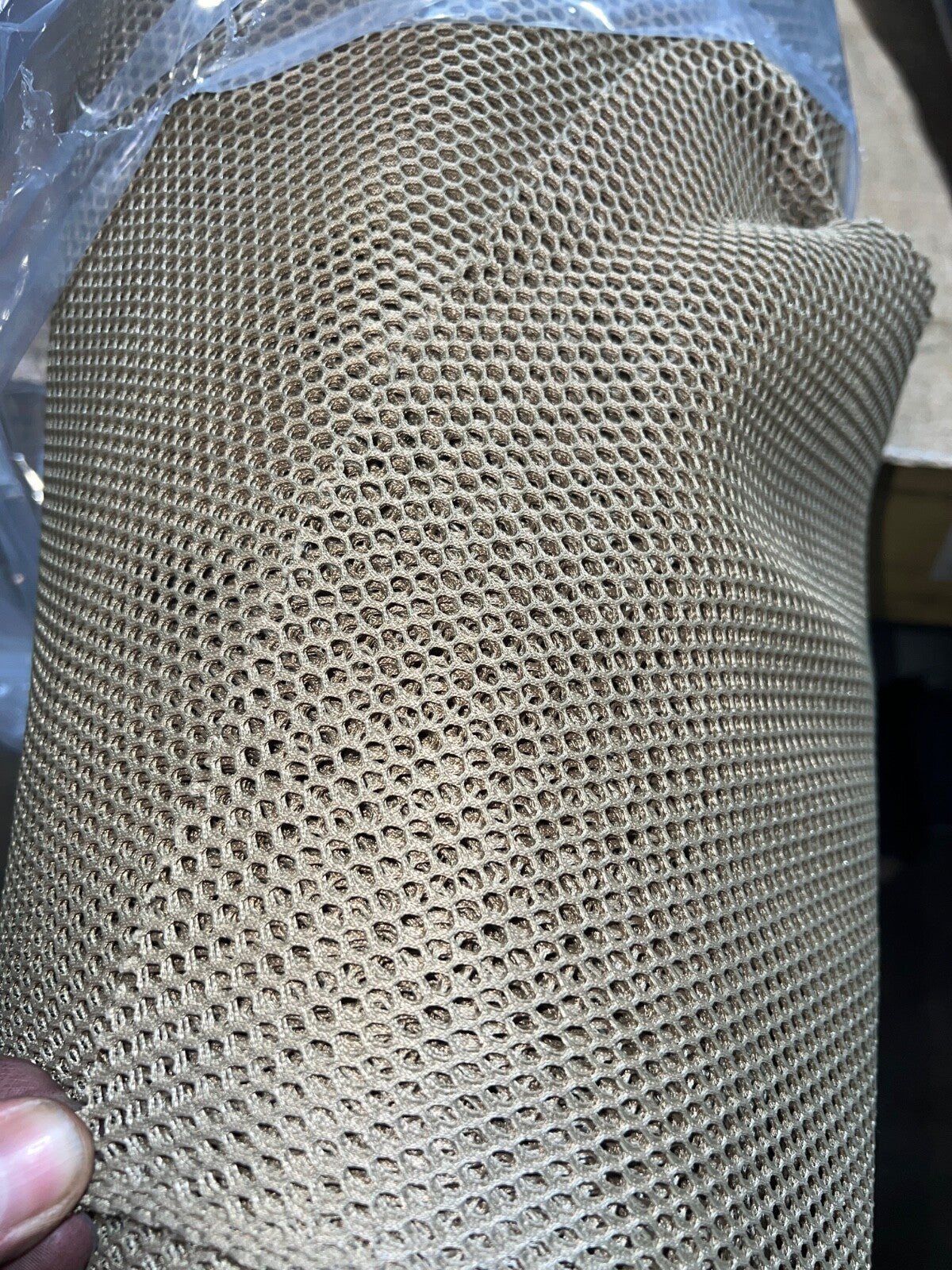 SPACER MESH FABRIC NYLON SPANDEX 60" WIDE STRETCH 4-COLORS MADE IN THE USA