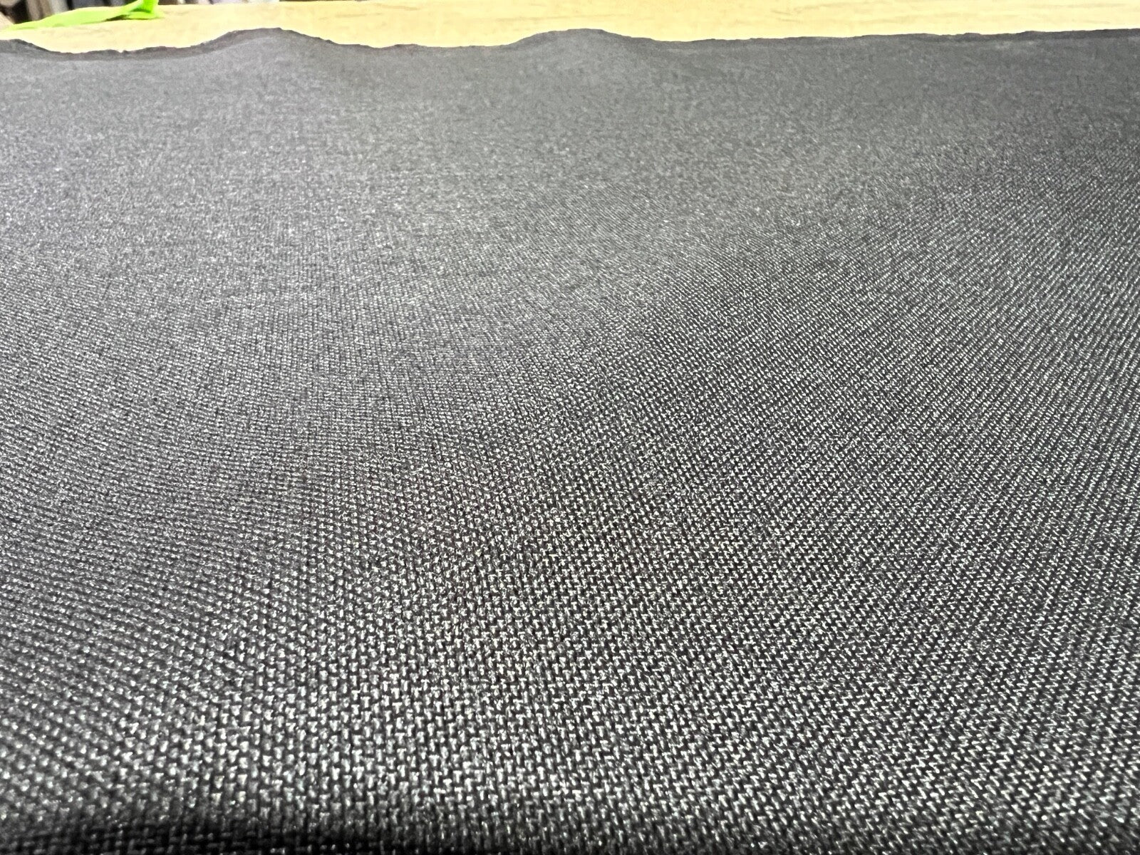 Black 1000D Waterproof Coated Outdoor 60"W Fabric Heavyweight