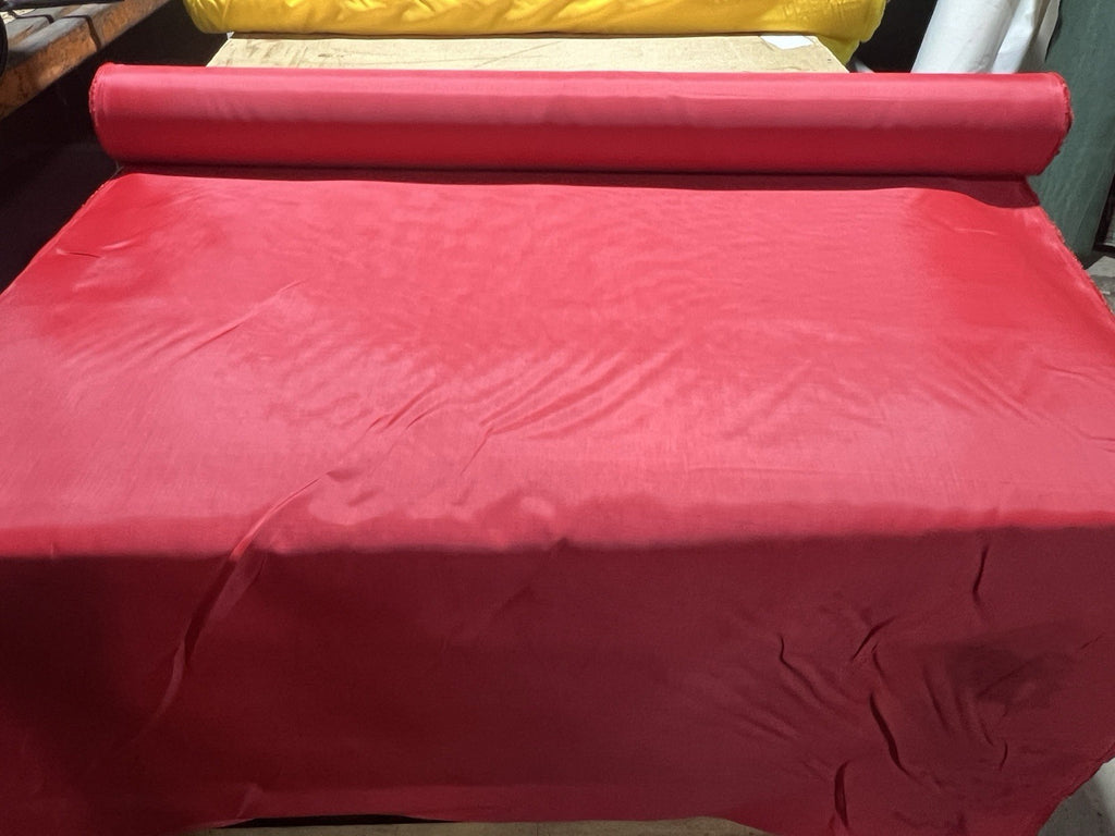 Bright Red  200D Nylon Fabric 60”W Brushed Medium Weight by the Yard USA