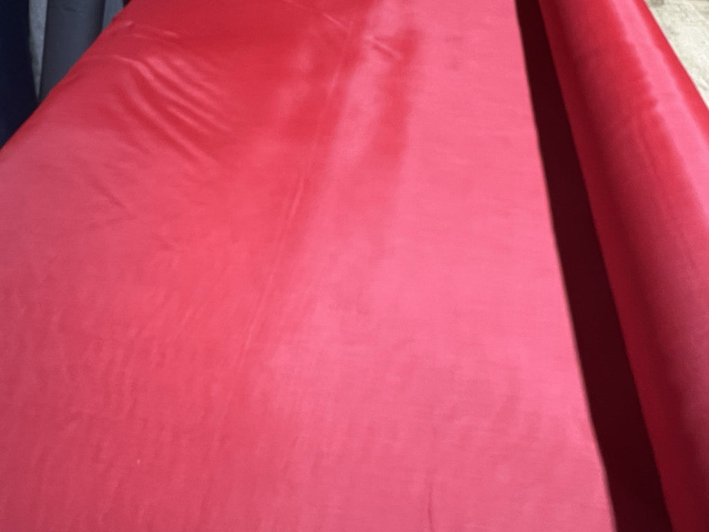 Bright Red  200D Nylon Fabric 60”W Brushed Medium Weight by the Yard USA