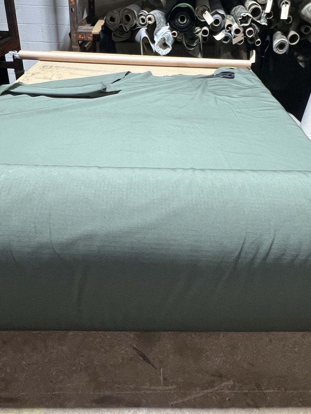OD Green Poly Cotton Ripstop Fabric 60”+ Wide Medium Weight by the Yard USA Made