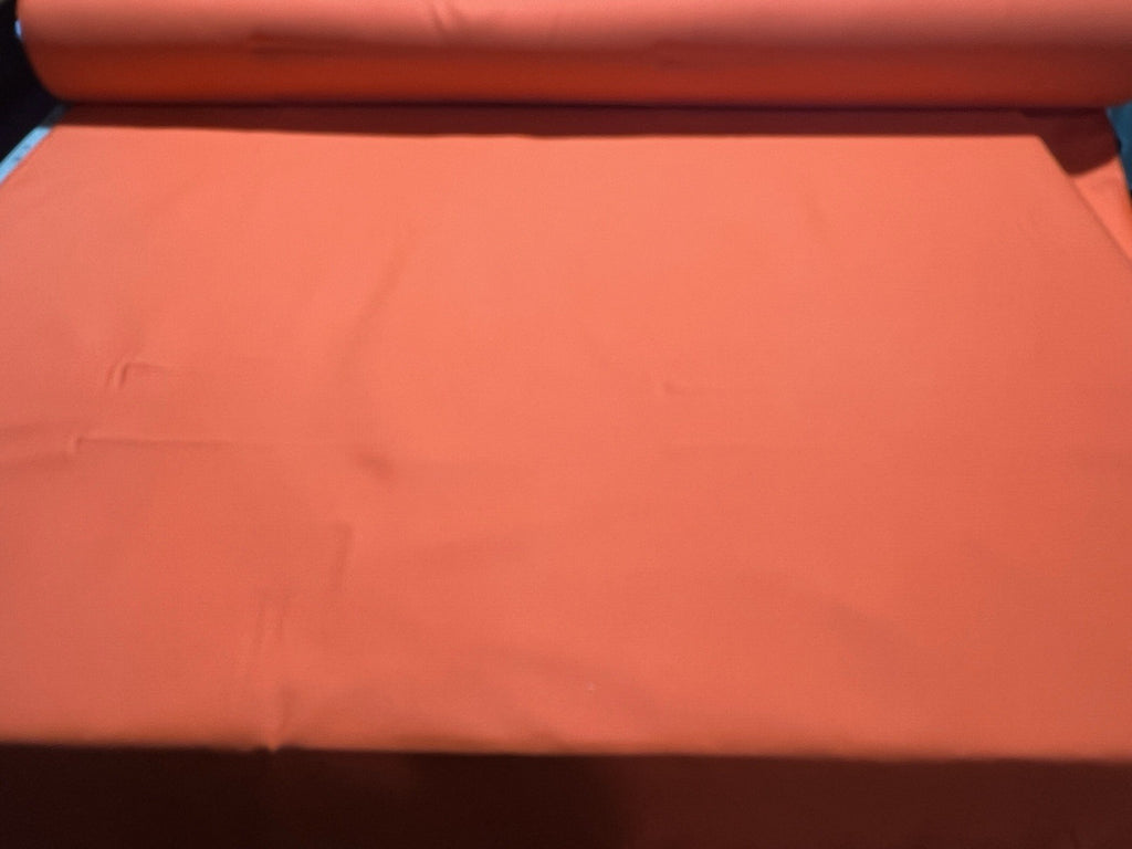 Orange 10oz Brushed Cotton Duck Fabric 60”W Canvas by the Yard USA Made