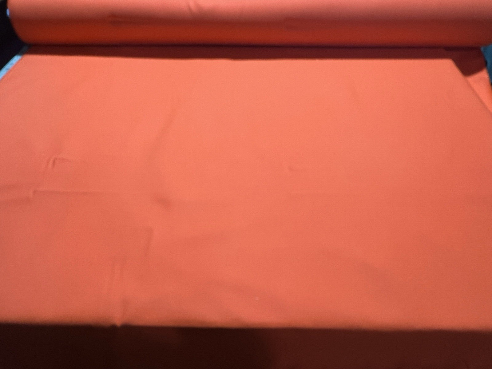 Orange 10oz Brushed Cotton Duck Fabric 60”W Canvas by the Yard USA Made